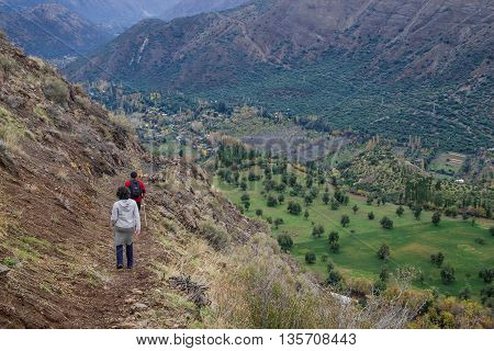 San Alfonso Valley, Trail In The  Mountain