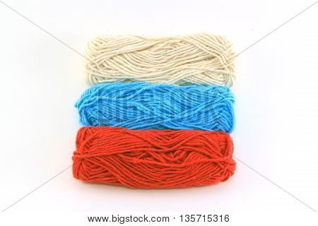 flag of wool in the colors of russia