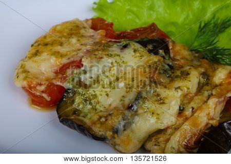 Vegerables Baked With Cheese