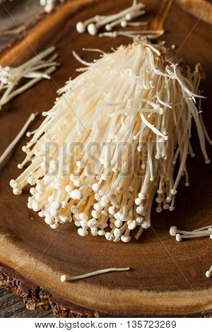 Raw Organic Enoki Mushrooms
