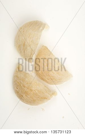 Fresh Edible Bird's Nest On White Paper