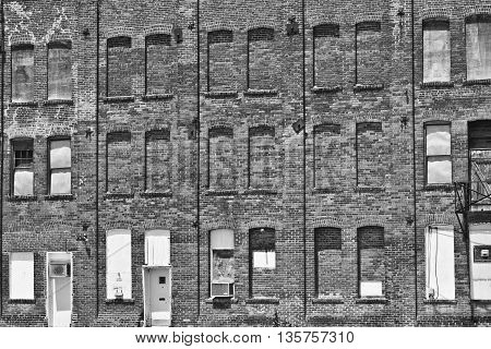 Urban Automotive Blight - Abandoned Automotive Factory - Worn Broken and Forgotten VI