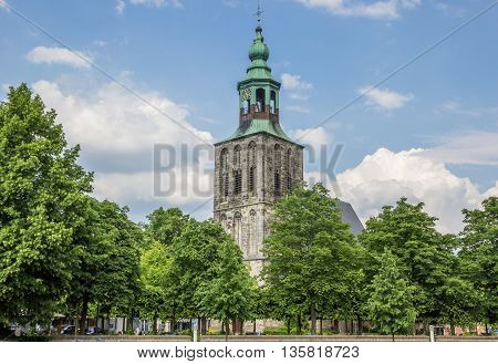 Old Church At The Market Square In Nordhorn