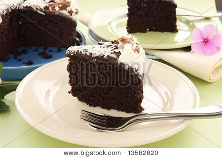 Plátky Chocolate Mud Cake