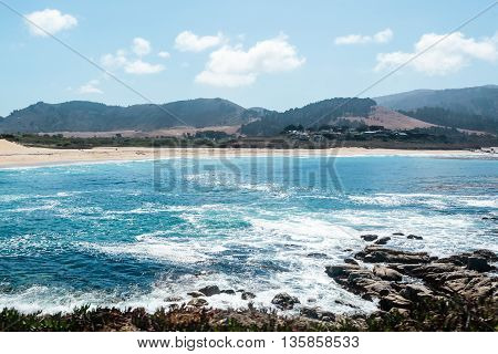 Oceanview From California Coast, United States