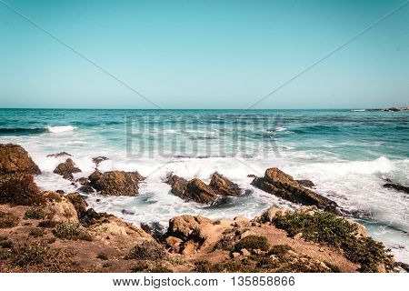 Oceanview From California Coast, United States