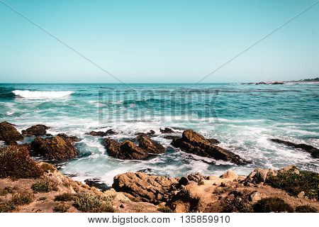 Oceanview From California Coast, United States