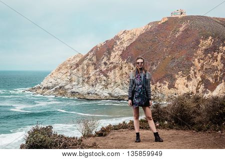 Montara State Beach In San Mateo, California