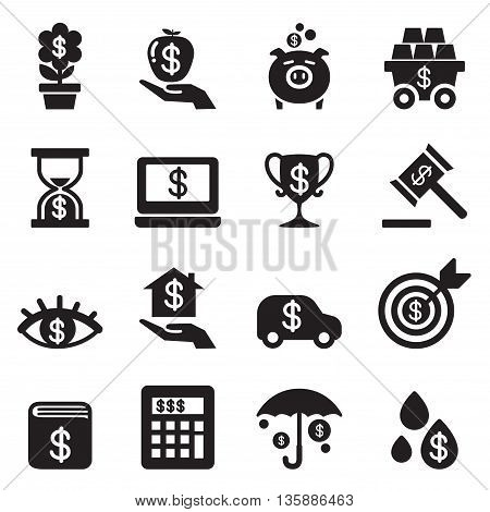 Investment Bonus Financial business icon set  vector illustration graphic design