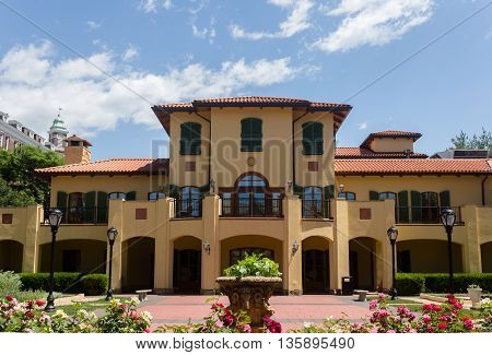 Culinary Institute of America
Hyde Park, New York, USA - June 12, 2016: 
Caterina de' Medici is the name of the  Italian restaurant on the grounds of the campus that serves food cooked by students.