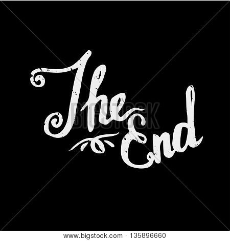 The End Calligraphy