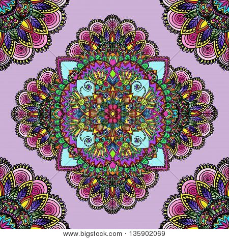 Vintage decorative element. Hand drawn vector stock illustration.