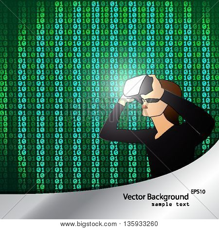 Glasses With The Virtual Reality