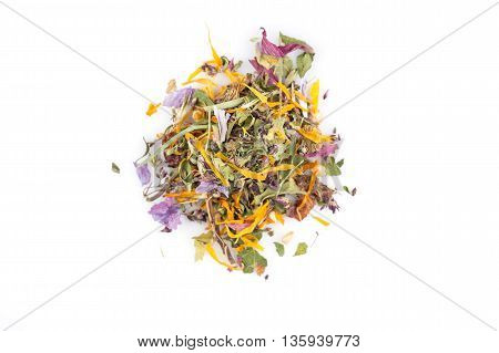 Dried Herbal Tea Leaves