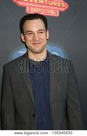 LOS ANGELES - JUN 23:  Ben Savage at the 100th DCOM Adventures In Babysitting LA Premiere Screening at the Directors Guild of America on June 23, 2016 in Los Angeles, CA