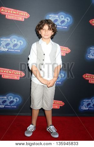 LOS ANGELES - JUN 23:  August Maturo at the 100th DCOM Adventures In Babysitting LA Premiere Screening at the Directors Guild of America on June 23, 2016 in Los Angeles, CA