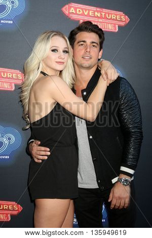LOS ANGELES - JUN 23:  Mollee Gray, John DeLuca at the 100th DCOM Adventures In Babysitting LA Premiere Screening at the Directors Guild of America on June 23, 2016 in Los Angeles, CA
