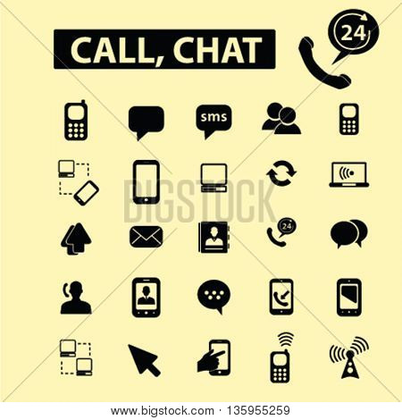 call chat icons