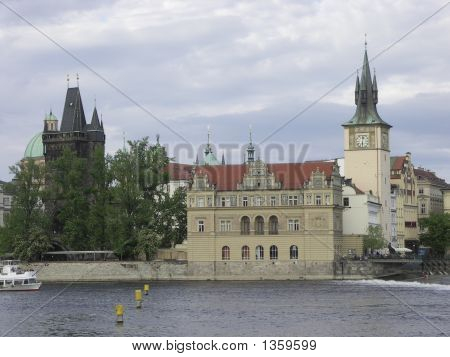 Uitzicht op Praag.