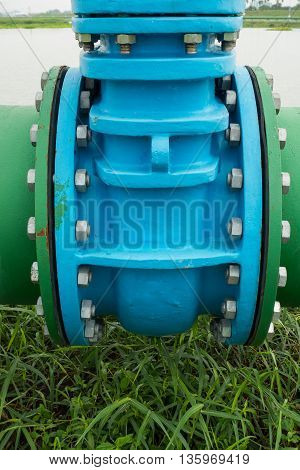 Control main valve Water control main valve Pipeline distribution Water pipeline distribution.