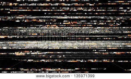 Glitch random digital signal malfunction. High resolution illustration 10924 from a series of abstract future tech imagery.