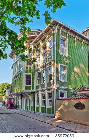 Istambul, Turkey-may 07, 2016: Beautiful Landscape Urban View,city Streets, Architecture Of The Ista