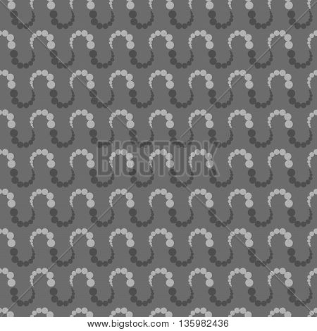 Bubbles geometric seamless pattern. Fashion graphic background design. Modern stylish abstract texture. Monochrome template for prints textiles wrapping wallpaper website Stock VECTOR illustration