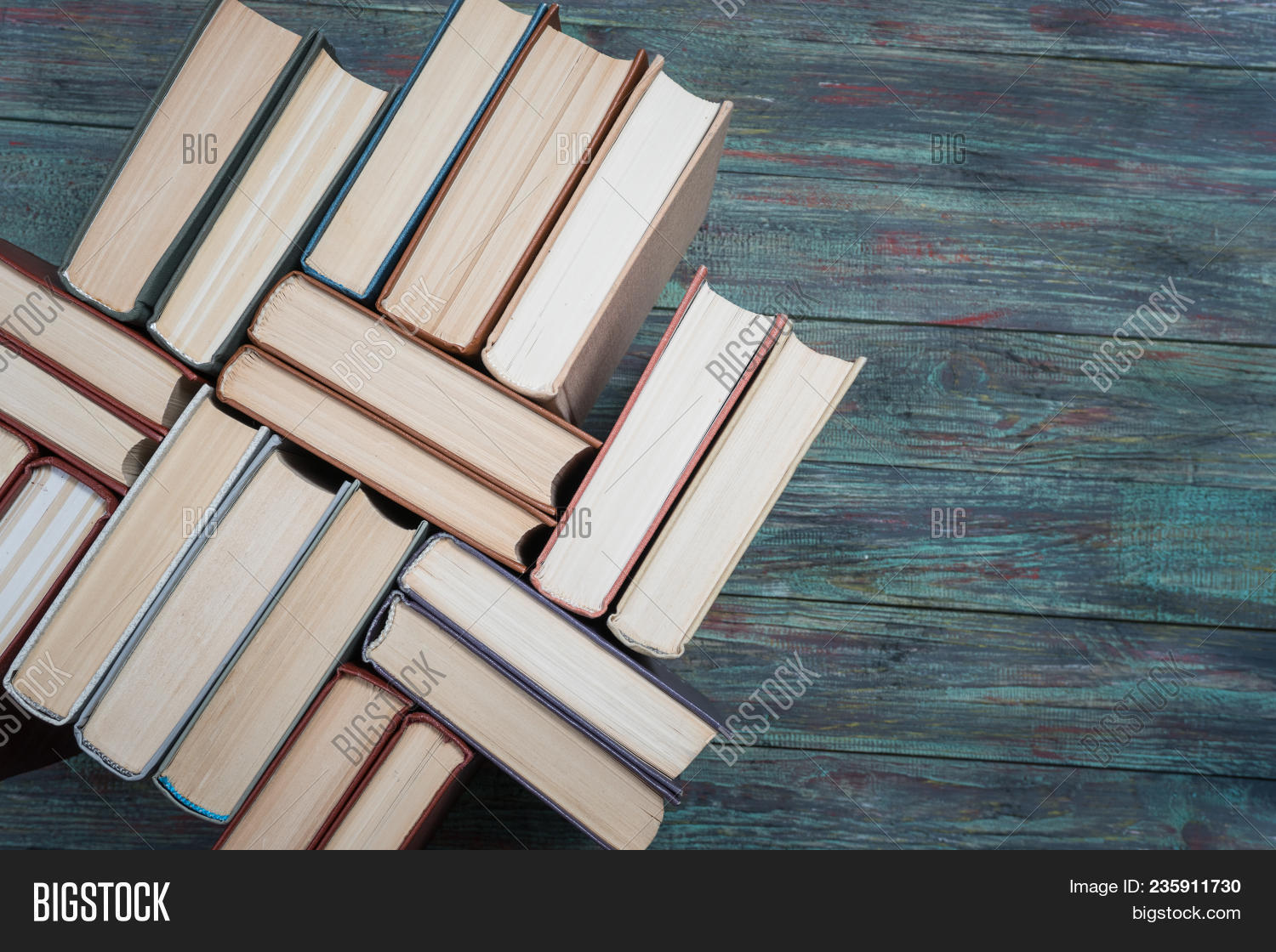 Book Stacking Open Image & Photo (Free Trial) Bigstock