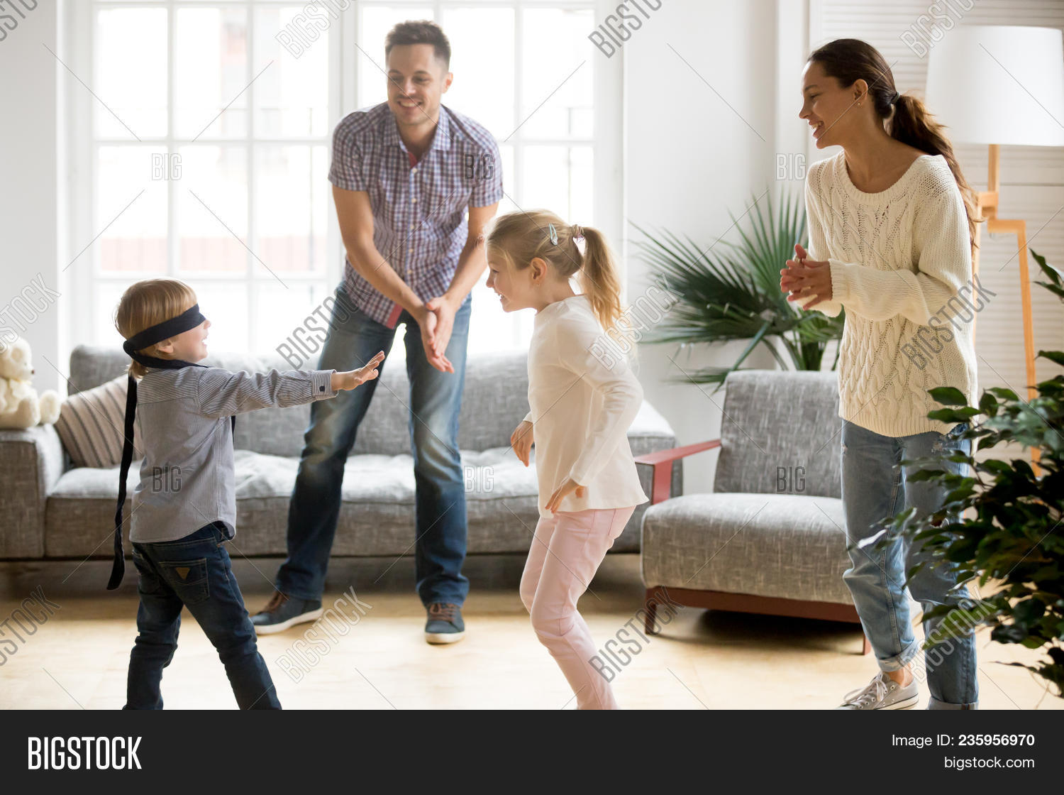 Blindfolded Cute Image and Photo (Free