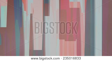 Light Beige Pink Avant-gardism Background. Paint Stains Texture. Acrylic Artistic Artwork Backdrop.