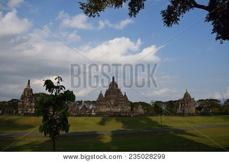 Yogyakarta - Indonesia. July 10, 2016. Panoramic Sewu Temple (near By Prambanan Temple) Located At Y