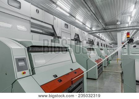 Production Of Threads In A Textile Factory