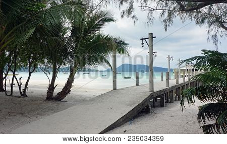 Jetty On Koh Rong Samloem