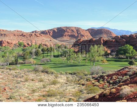 Views From The Red Saint George Sandstone Quarry Trail Or Temple Quarry Trail Nestled In The Hills J
