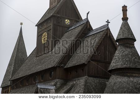 The Gustav Adolf Stabkirche In Harz National Park