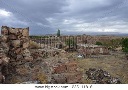 Medieval Kagheni Fortress In Dashtadem City, Armenia