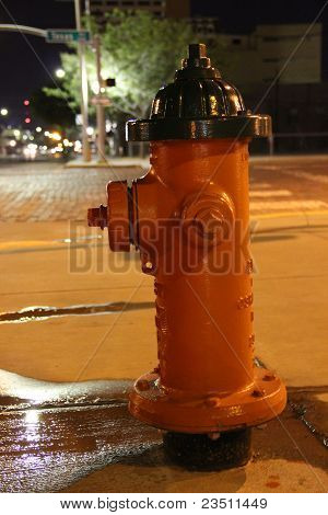 Feuerlöschpumpe Nacht