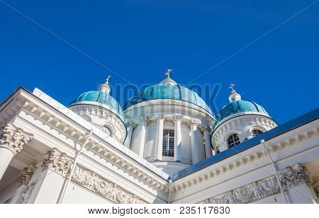 St.trinity Cathedral,troitsky Sobor Famous Blue Domes,st.petersburg, Russia
Built Between 1828 And 1