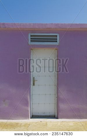 Vintage Beach Cabin In Croatia On A Sunny Day