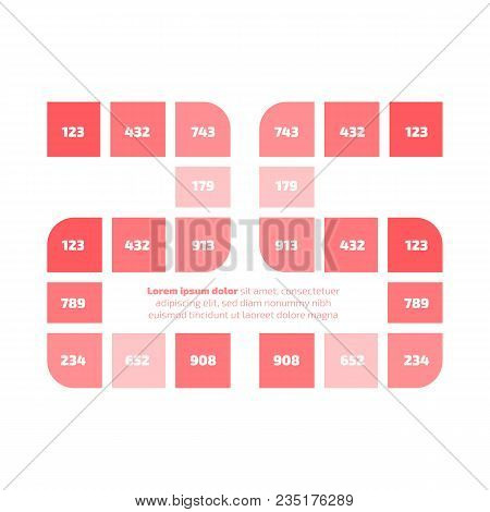Inforgaphic Color Vector Chart 25 Years Anniversary Theme