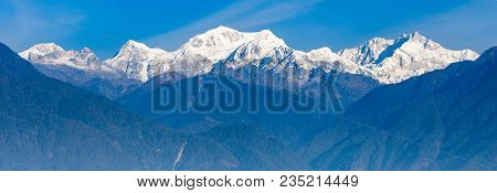 Kangchenjunga Is The Third Highest Mountain In The World, Located In Sikkim, India