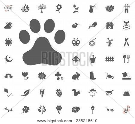 Trace Icon. Spring Vector Illustration Icon Set
