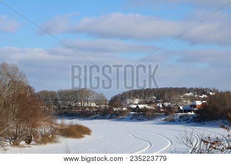 Winter Day In The Small Town Kungur