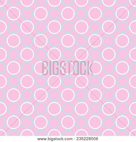 Elegant Seamless Pattern. Stylish Polka Dot Texture