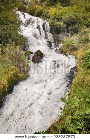 Cascate Del Rio Bianco Near Stenico, Northern Italy