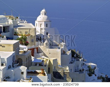 Santorini, Fira City, Greece