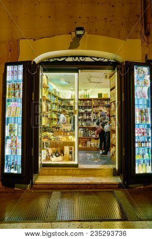 ROME, ITALY - CIRCA NOVEMBER 2017: a grocery store in Rome.