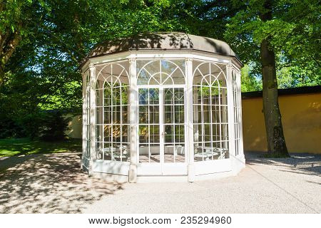 The Sound Of Music Pavilion Near The Hellbrunn Palace Or Schloss Hellbrunn In Salzburg, Austria
