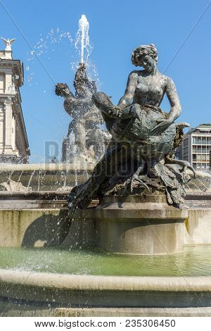 Rome, Italy - June 22, 2017: Amazing View Of Piazza Della Repubblica, Rome, Italy