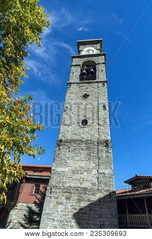 Metsovo, Epirus, Greece - October 19, 2013: Autumn View Of Orthodox Church In Village Of Metsovo, Ep